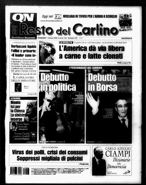 Il Resto del Carlino : giornale dell'Emilia